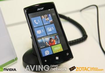 Acer показала на Computex 2011 смартфон под управлением Windows Phone 7