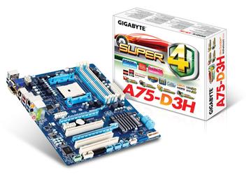 GA-A75-D3H — еще одна системная плата GIGABYTE для процессоров AMD Llano