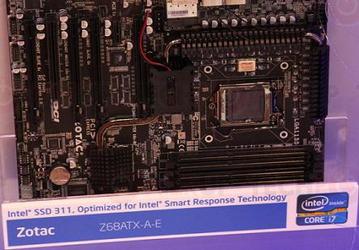 ZOTAC показала системную плату формфактора ATX на базе чипсета Intel Z68 