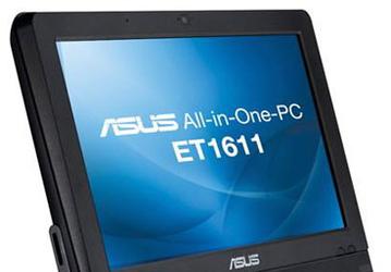 В Европе стартовали продажи бюджетных моноблочных компьютеров Asus Eee Top 1611PUT, 2011AUKB и ET2011AUTB