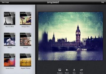 Snapseed 1.41 для iPad упрощает обработку фотографий