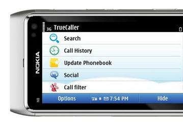 TrueCaller 2.90 для Symbian позволяет выяснить, кто звонит