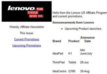 28 июня Lenovo официально представит планшет семейства ThinkPad