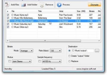 MP3 Quality Modifier v.2.40 - бесплатная утилита для изменения качества MP3-файлов