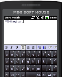 MSH Keyboard 1.15 упрощает набор текста на Windows Mobile