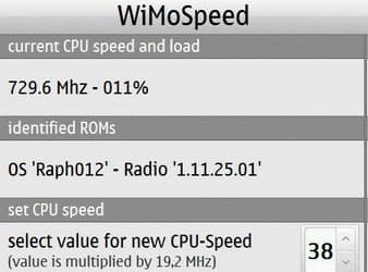 WiMoSpeed 1.09 — разгон смартфонов на Windows Mobile
