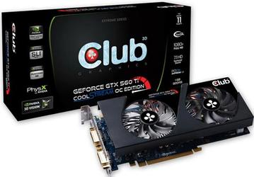 Club 3D выпустила 3D-карту NVIDIA GTX 560Ti CoolStream OC Edition 