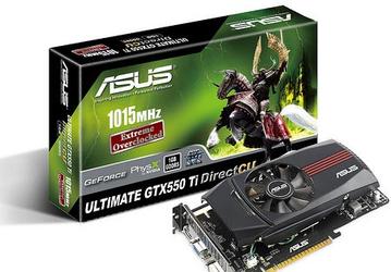 ASUS выпускает сразу три разогнанные 3D-карты серии GeForce GTX 550 Ti