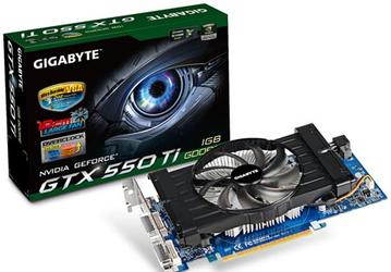 Охлаждение разогнанной 3D-карты GIGABYTE GV-N550OC-1GI поручено 100-миллиметровому вентилятору