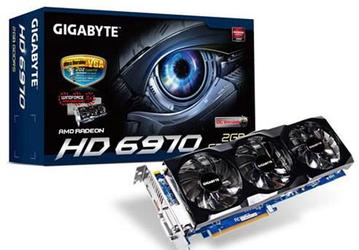 Gigabyte оснащает 3D-карту Radeon HD 6970 системой охлаждения WindForce 3X