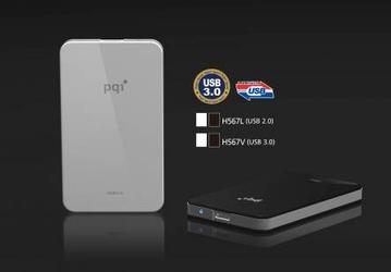 Внешние винчестеры PQI H567V оснащены интерфейсом USB 3.0