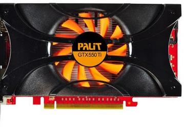 GPU 3D-карты Palit GTX 550 Ti Sonic разогнан до 1000 МГц