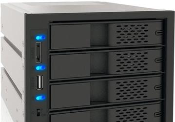 Icy Dock MB974SP-B позволяет установить в корпусе ПК четыре накопителя вместо трех