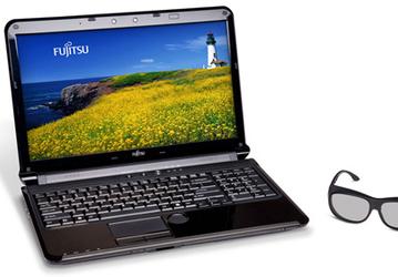 Fujitsu оснащает 3D-экраном ноутбук Lifebook AH572