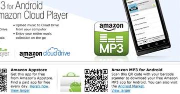 Amazon Cloud Player для смартфонов под управлением Android
