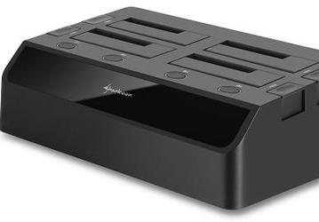 Sharkoon QuickPort Quattro: стыковочная станция для четырех накопителей с интерфейсом USB 3.0