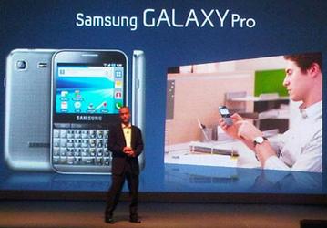 Анонсирован смартфон Samsung Galaxy Pro с клавиатурой QWERTY