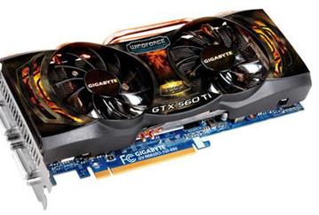 GIGABYTE подготовила разогнанную до 950 МГц версию GeForce GTX 560 Ti