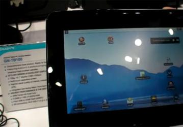 CeBIT 2011: GIGABYTE показала прототип планшета на платформе NVIDIA Tegra 2