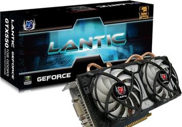 Lantic разгоняет графический процессор 3D-карты GTX550 Ti 1GB GDDR5 до 1040 МГц