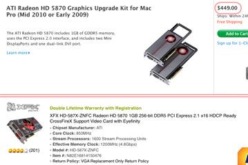 В будущих моделях Mac Pro может появиться поддержка «обычных» видеокарт