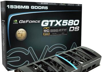 EVGA оценивает фабрично разогнанную 3D-карту GeForce GTX 580 DS Superclocked в $520