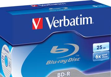 Verbatim представила диски Blu-ray BD-R LTH 6x объемом 25 ГБ