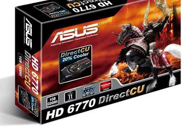 Каталог ASUS пополнили 3D-карты Radeon HD 6770 DirectCu и HD 6750 Formula