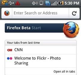 Вышел браузер Firefox 5.0 для Android с функцией защиты от слежения