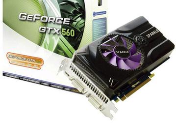 Три 3D-карты серии GeForce GTX 560 пополнили каталог SPARKLE