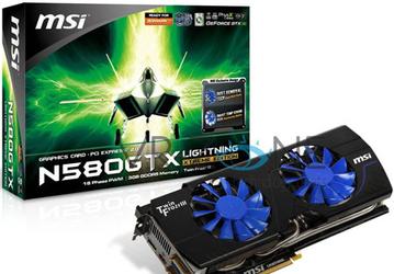 MSI готовит к выпуску 3D-карту с заводским разгоном N580GTX Lightning Xtreme Edition