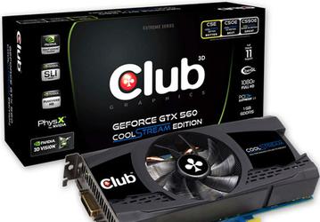 Club 3D не жалеет тепловых трубок для системы охлаждения 3D-карт GeForce GTX 560 CoolStream Edition 
