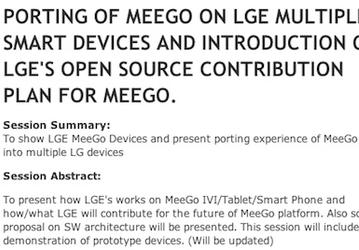 LG скоро покажет два мобильных устройства под управлением MeeGo