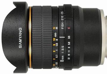 Начались продажи объектива Samyang 8mm f/3.5 Fish-eye CS VG10 с байонетом Sony E