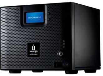 Сетевое хранилище Iomega StorCenter ix4-200d, Cloud Edition рассчитано на четыре жестких диска