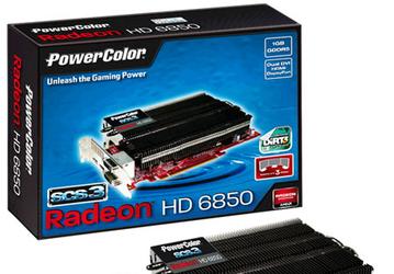 PowerColor официально представила версию Radeon HD 6850 с пассивной системой охлаждения