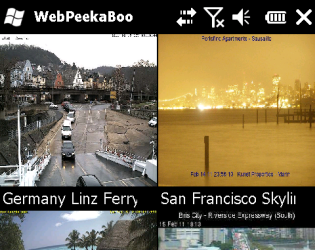 Смотрим видео с веб-камер на Windows Mobile при помощи WebPeekaBoo 1.4