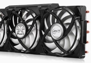 Система охлаждения 3D-карт Arctic Accelero Xtreme Plus II получила три вентилятора