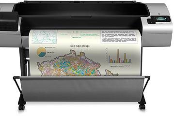 Принтеры HP Designjet T1300 ePrinter и T790 ePrinter поддерживают прямую печать через Интернет