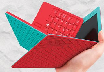 Концепт flexbook: еще один дизайнер предлагает складывать ноутбуки вчетверо