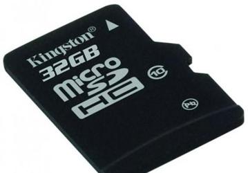 Kingston предложила пользователям мобильных устройств карту памяти microSDHC Class 10 объемом 32 ГБ