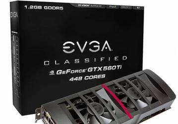 Каталог EVGA пополнили видеокарты GTX 560 Ti 448 Cores Classified и FTW