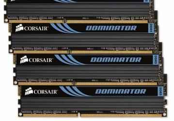 Corsair предлагает четырёхканальные наборы памяти DDR3, состоящие из модулей Dominator и Vengeance