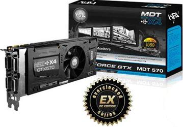 Начались продажи 3D-карты KFA2 GTX570 MDT X4 EX OC — названы тактовые частоты и цена новинки