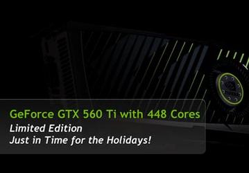 3D-карта NVIDIA GeForce GTX 560 Ti 448 сore представлена официально