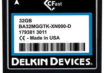 Delkin Devices начинает поставки карт памяти CFast промышленного класса