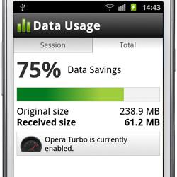Выпущены новые версии Opera Mini 6.5 и Opera Mobile 11.5 со счетчиками экономии