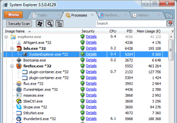 System Explorer v.3.8.6 - бесплатная утилита для просмотра детальной информации о системе