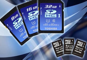 Скорость чтения карт памяти Toshiba Premiugate SDHC UHS-1 достигает 95 МБ/с