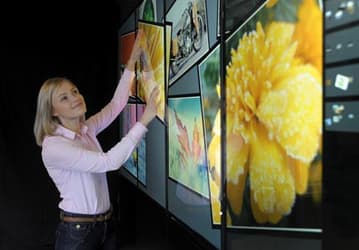 MultiTouch снимает ограничения на размер сенсорных экранов с поддержкой мультитач — представлен модульный экран MultiTaction Cell 55